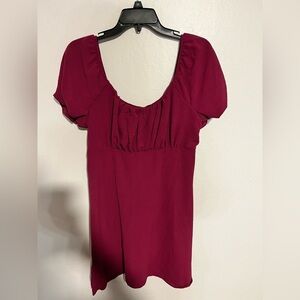 NWT Lily Rose Mini Dress with Tie Detail/Open Back Size L